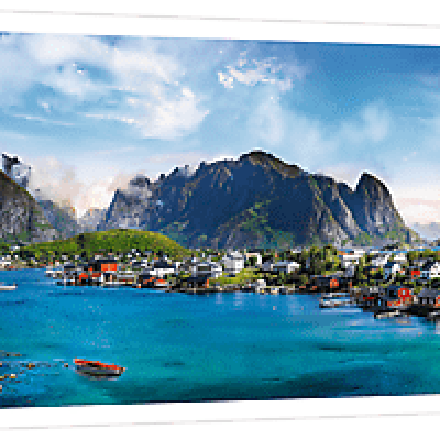 Lofoten, Norvegia - Puzzle panoramic