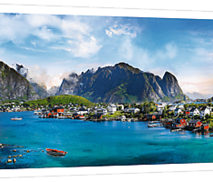 Puzzle - Trefl - Lofoten, Norvegia - Puzzle panoramic