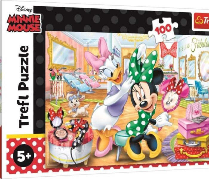 Puzzle - Trefl - Minnie și Daisy