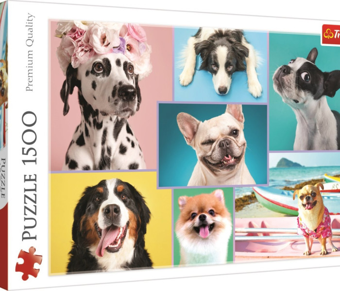 Puzzle - Trefl - Câini adorabili