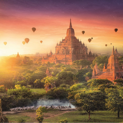 Templu antic în Burma