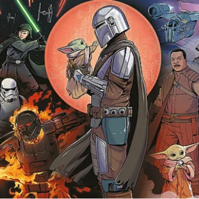 The Mandalorian: Aventură - Puzzle panoramic