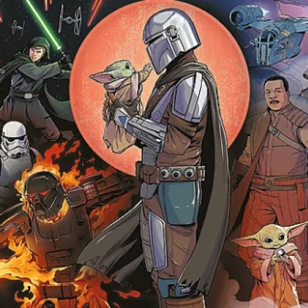 The Mandalorian: Aventură - Puzzle panoramic