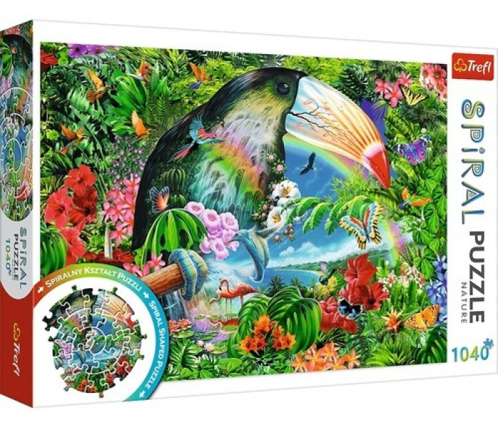 Puzzle - Trefl - Animale tropicale
