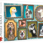 Puzzle - Trefl - Câini veseli
