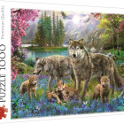 Puzzle - Trefl - Familie de lupi