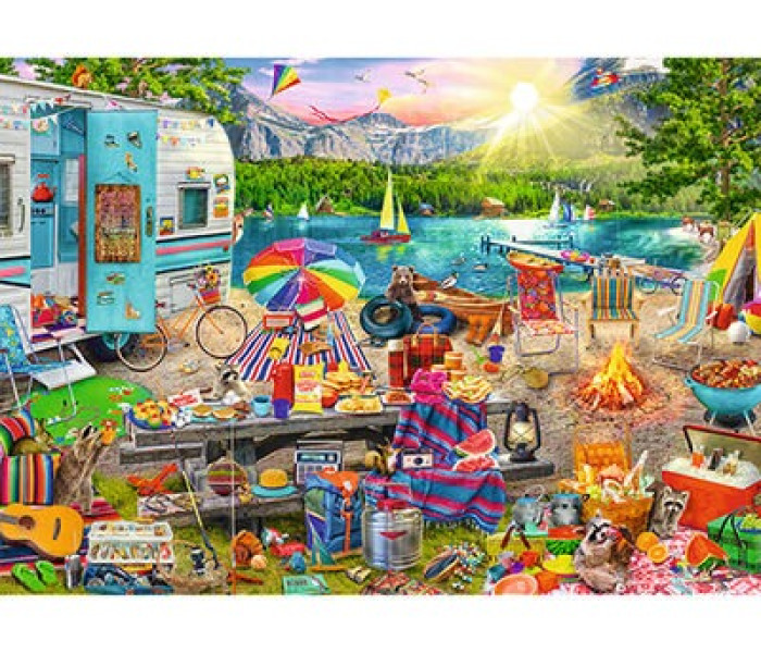 Puzzle - Trefl - Călătorie cu rulota