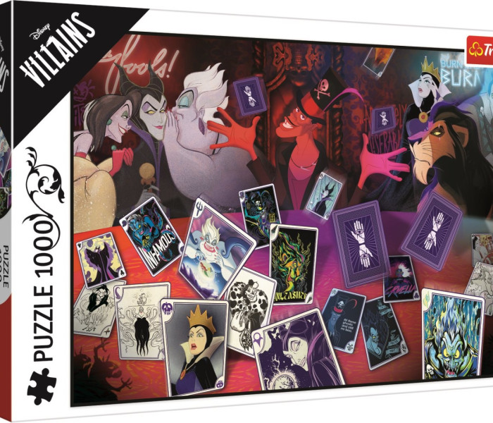 Puzzle - Trefl - Răufăcători - Doar cărți bune