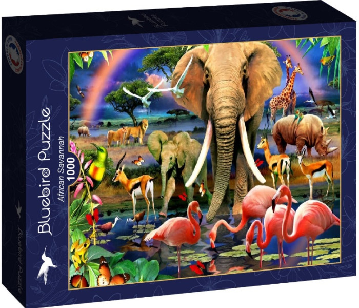 Puzzle - Bluebird - Savana africană
