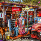 Puzzle - Bluebird - Stație de benzină