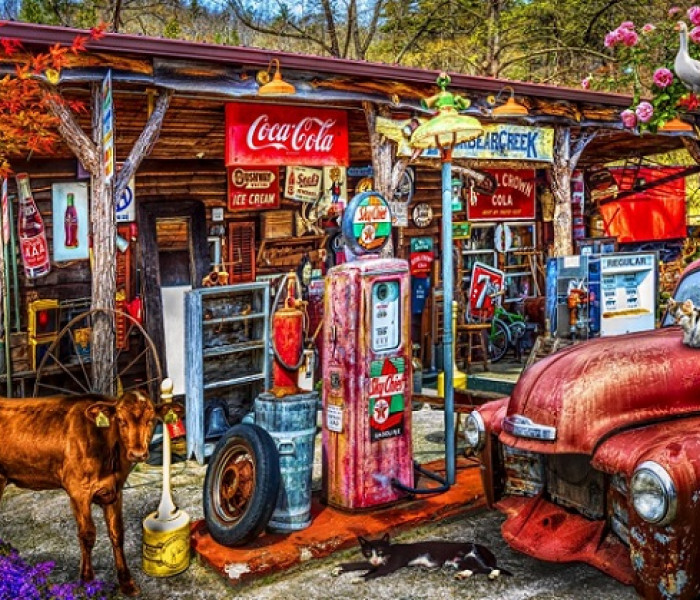 Puzzle - Bluebird - Stație de benzină