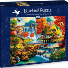 Puzzle - Bluebird - Casă lângă cascadă