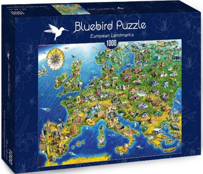 Puzzle - Bluebird - Monumente europene