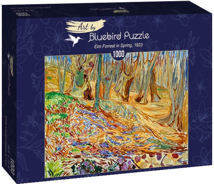 Puzzle - Bluebird - Pădure primăvara