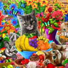 Puzzle - Bluebird - Pisicuțe jucăușe