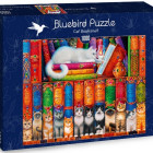 Puzzle - Bluebird - Bibliotecă de pisici