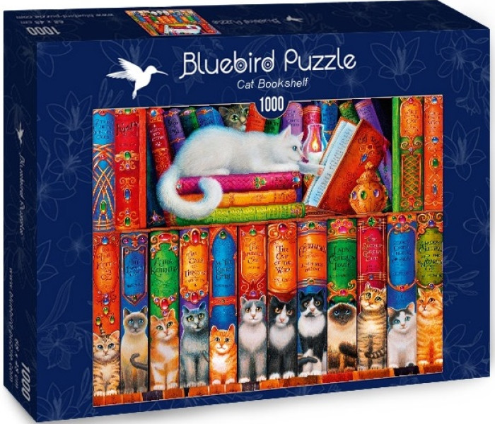 Puzzle - Bluebird - Bibliotecă de pisici