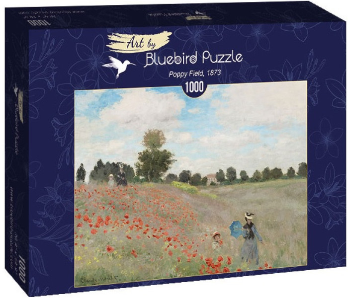 Puzzle - Bluebird - Câmpuri de maci