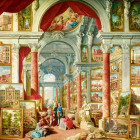 Puzzle - Bluebird - Tablouri cu vederi asupra Romei moderne