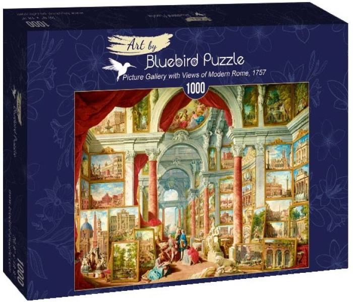 Puzzle - Bluebird - Tablouri cu vederi asupra Romei moderne