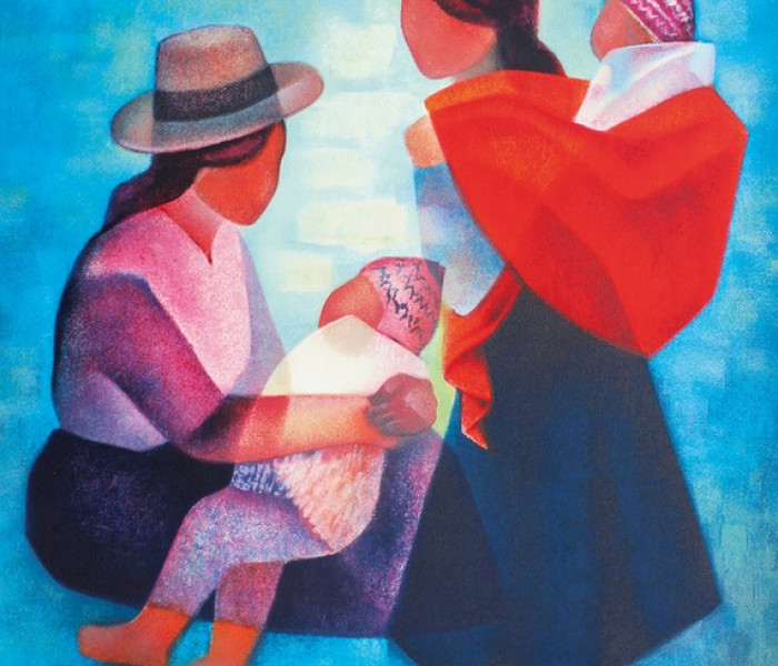 Puzzle - Bluebird - Familie peruană