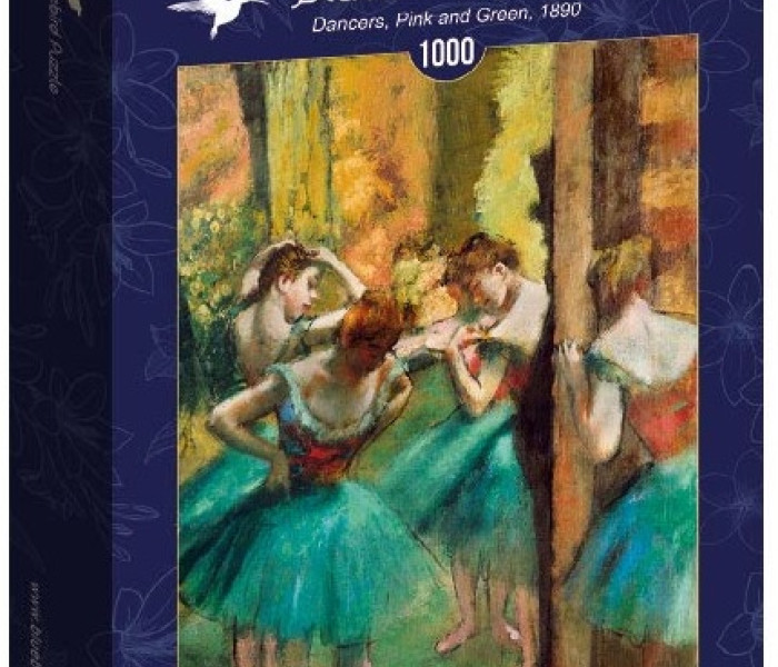 Puzzle - Bluebird - Dansatoare roz-verzi