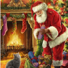 Puzzle - Bluebird - Moș Crăciun a venit