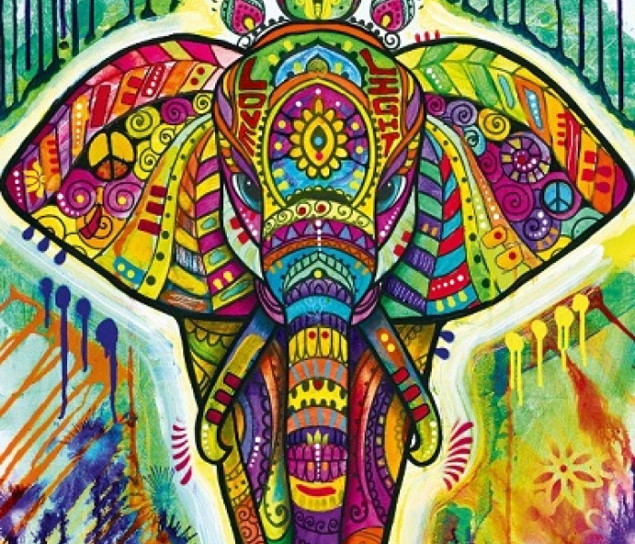 Puzzle - Bluebird - Elefant