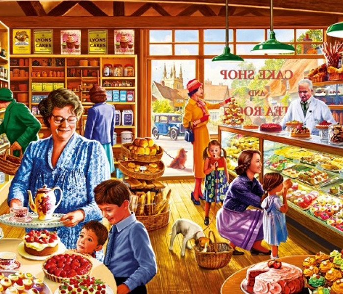 Puzzle - Bluebird - Vechea cofetărie