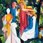 Puzzle - Bluebird - Patru fete