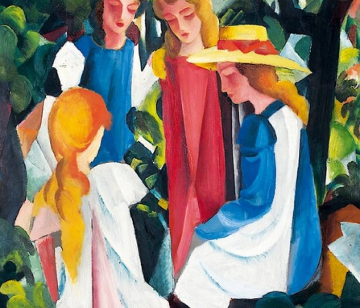 Puzzle - Bluebird - Patru fete