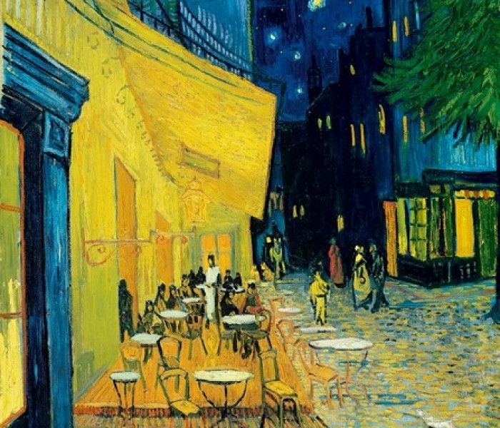 Puzzle - Bluebird - Terasa cafenelei noaptea