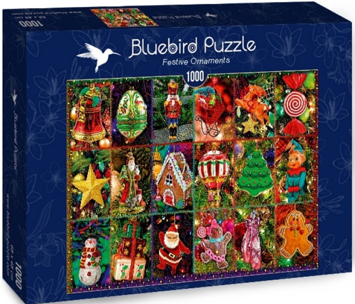 Puzzle - Bluebird - Ornamente de Crăciun