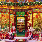 Puzzle - Bluebird - Magazin de Crăciun