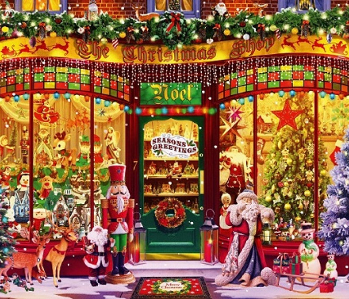 Puzzle - Bluebird - Magazin de Crăciun