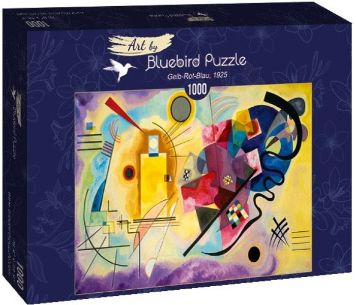 Puzzle - Bluebird - Galben, roșu, albastru