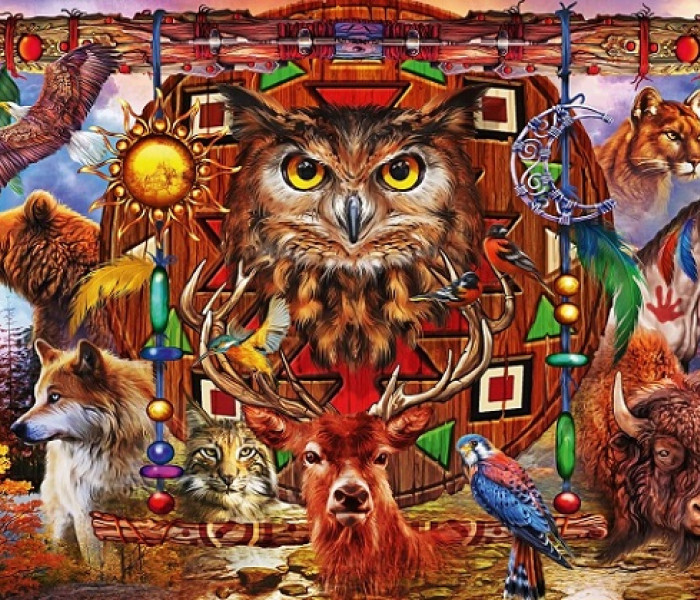Puzzle - Bluebird - Totem animal