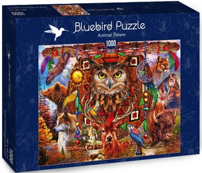 Puzzle - Bluebird - Totem animal