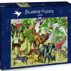 Puzzle - Bluebird - Animale în deșert