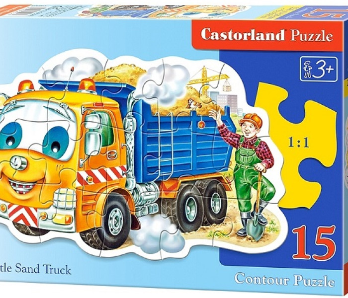 Puzzle - Castorland - Mașină cu încărcătură