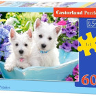 Puzzle - Castorland - Cățeluși albi