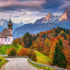 Puzzle - Castorland - Toamnă în Alpii bavarezi