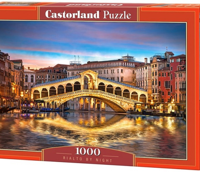 Puzzle - Castorland - Podul Rialto noaptea