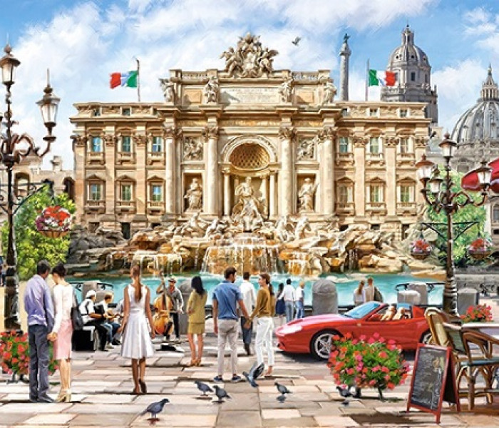 Puzzle - Castorland - Splendoarea Romei