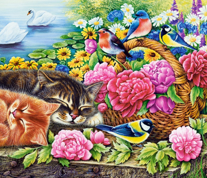 Puzzle - Castorland - Odihnă duminicală