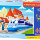 Puzzle - Castorland - Tren în gară - Maxi