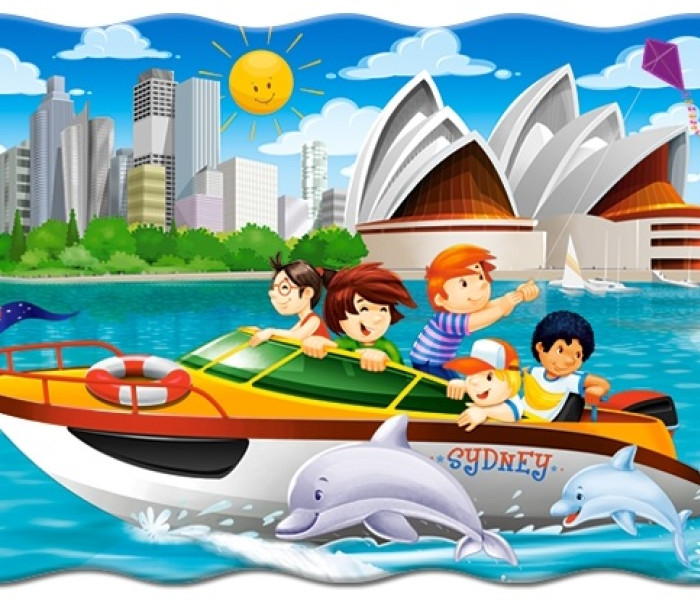 Puzzle - Castorland - Výlet do Sydney - Maxi