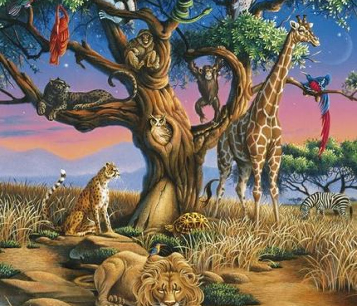 Puzzle - Clementoni - Sălbăticia africană