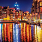 Puzzle - Clementoni - Luminițele Amsterdamului