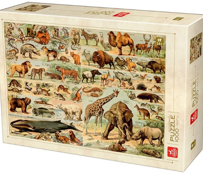 Puzzle - D-toys - Enciclopedie a animalelor
